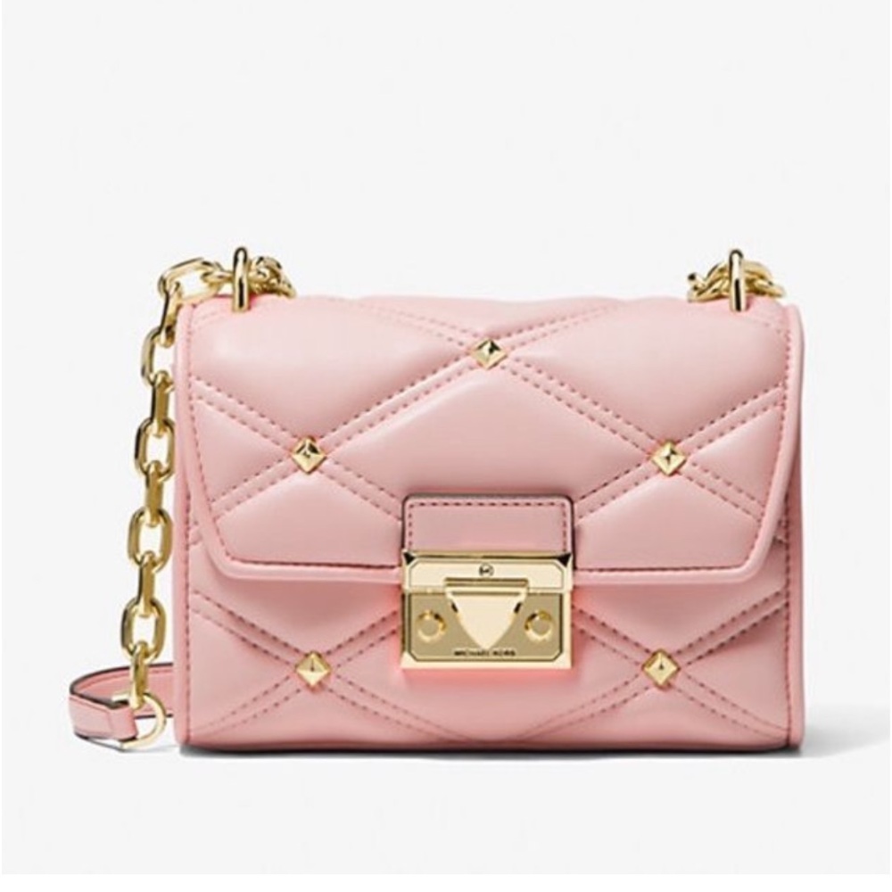 MICHAEL KORS NWT SERENA Quilted Pink